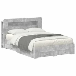 Vidaxl Posteljna konstrukcija s prostorom za shranjevanje 160 x 200 cm