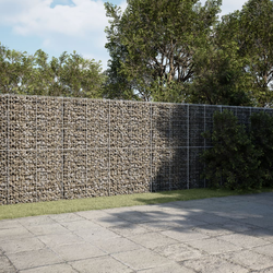Gabionska košara s poklopcem 650x100x200 cm pocinčano željezo