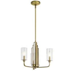 Quintiesse QN-KIMROSE3-BNB - Luster na šipci KIMROSE 3xE14/40W/230V zlatni