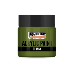 Svetleča akrilna barva Pentart 50 ml - olivna