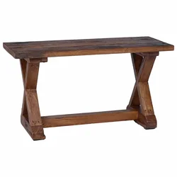 Vidaxl klop Naravna 85 x 35 x 46 cm Trden predelan les