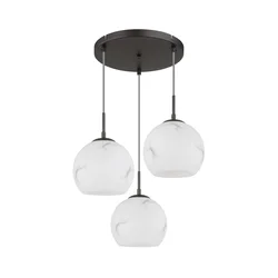 Globo 15999M-3HR - Luster na sajli RAGUSA 3xE27/60W/230V prečnik 42,5 cm