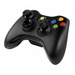 MICROSOFT brezžični gamepad ZA XBOX 360 (ČRN)