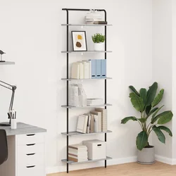 Polica Siva Sonoma 60 x 24 x 203 cm Konstruirano drvo