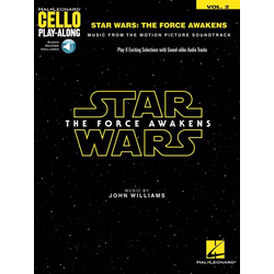 STAR WARS THE FORCE AWAKENS PLAY ALONG CELLO + AUDIO ACCESS