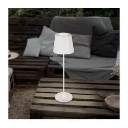 Eglo 75793 - prigušiva spoljašnja stona lampa CABOZO LED/3,8W/5V 2000 mAh IP44 bela