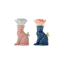 Dekorativen svečnik Bloomingville Eri 9,5 x 17 x 9 cm 2-pack