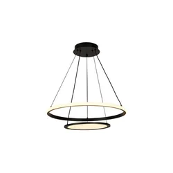 Rabalux Visilica Jasero, LED, Sa daljinskim, 42W, CCT, o51cm, Crna