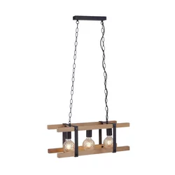 Leuchten Direkt 15683-79 - Luster na lancu EDITH 3xE27/60W/230V
