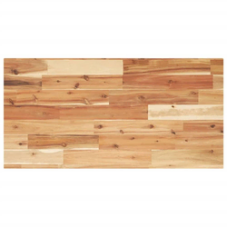 Stolna ploča 100x40x2 cm pravokutna od masivnog drva bagrema
