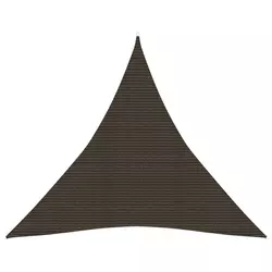 Jedro za zaštitu od sunca 160 g/m2 smeđe 4,5 x 4,5 x 4,5 m HDPE
