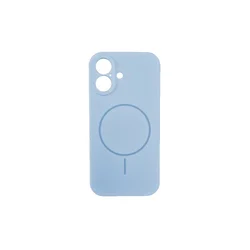Silikonska futrola Magsafe LUX Iphone 17 BEBI PLAVA