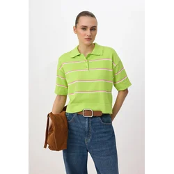 Trendyol Milla Ženska majica TWOSS26BZ00127, Zelena