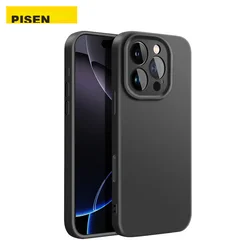 Pisen Maska za mobilni telefon iPhone 16 Pro, Crna