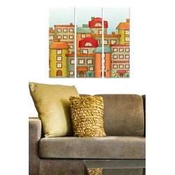 Set slika Wallity MDF21275457, 3 dijela