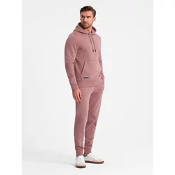 Ombre Mens BASIC cotton tracksuit set kangaroo sweatshirt + joggers