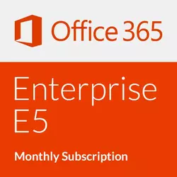 Microsoft Office 365 Enterprise E5 - Monthly subscription (1 Month) (A044B16A-1861)