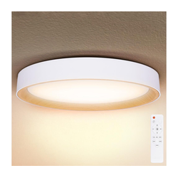 Brilagi - LED prigušiva stropna svetiljka LARIOS LED/72W/230V bela O 59 cm + daljinski upravljač