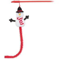 Trixie Igrača Xmass snežak na palicah bela/rdeča