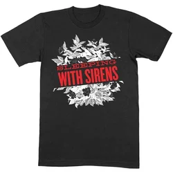 Sleeping With Sirens Floral Black XL Majica