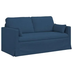 Vidaxl Kavč Modra 158 x 78 x 80 cm blago