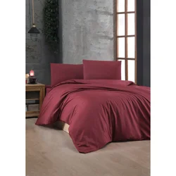 Maroon Ranforce Super King Posteljina Set