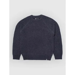 Salty Crew Harbor Fishermans Knit moški pulover midnight navy