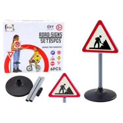 slomart LEAN TOYS Velik prometni znak Delavnica, 70 cm
