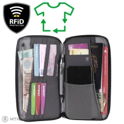 Potovalna denarnica Lifeventure Recycled RFiD Travel Wallet - grey