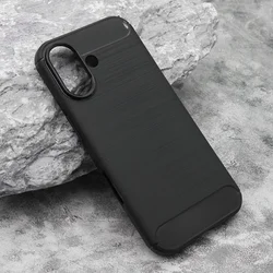 Futrola silikon brushed za iphone 17 (6.3) crna ( F121413 )