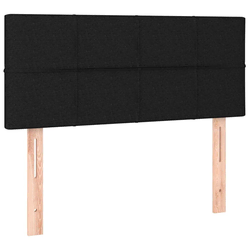 Vidaxl vidaXL Vzglavje postelje črno 80x5x78/88 cm blago