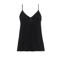 Norma Kamali Ženski top KK1276PL165001-BLACK, Crni