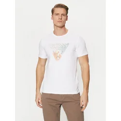 Guess Majica M5RI14 J1314 Bela Slim Fit