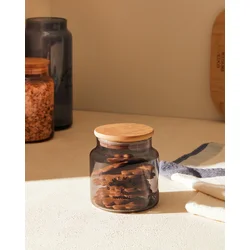 MADAME COCO Floransa Tegla 635ml, 10x10x11cm, Svetlosiva