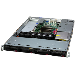 Supermicro SYS-511R-W, Xeon E-2468 , 1x 32GB DDR5, 480GB Boot M.2 NVMe, IPMI BMC, 2x 1GbE BaseT LoM, 600W Redundant Ti, TPM, Bezel, QR Rails Set, 3YR