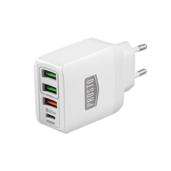 Univerzalni brzi USB punjač 3A + 2 x USB, USB-C PD