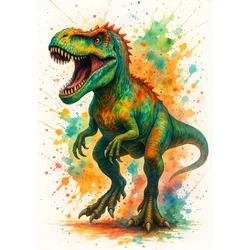 PLAKAT 50x70 cm Dinozaver za otroško sobo
