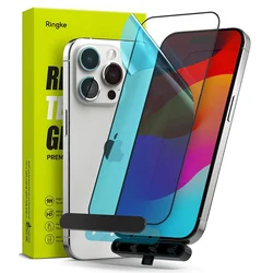 Ringke Cover Display ID Glass kaljeno staklo za iPhone 15 Pro -crno