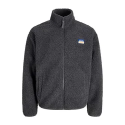 JACK & JONES Jopa iz flisa JORPOCKY temno siva