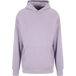 Mens Light Terry Hoody Sweatshirt - Purple