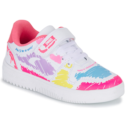 Baskets Primigi Player Pour Fille - Blanc/Rose - Semelle Flexible - Semelle Intérieure Amovible