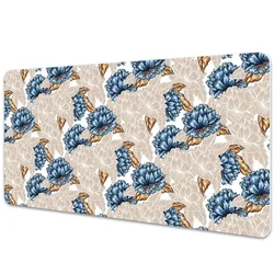 Decormat Namizna podloga Blue flowers