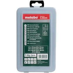 Metabo - Set 7 komada SDS-plus spiralnih burgija 5, 6, 8, 10 i 12mm 626244000