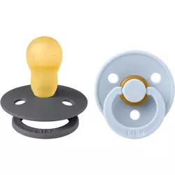 BIBS Cucle, 18m+, 2 komada, Iron & Baby Blue