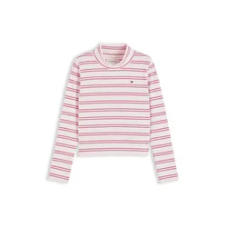 TOMMY HILFIGER Majica magenta/bela