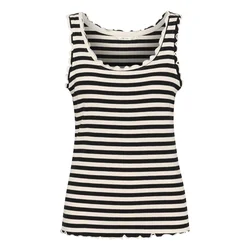 Cream Top CRRibba črna/bela