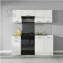 Kuhinjski sestav Junona Line 180 cm - bel
