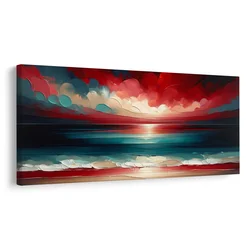 Slika plameni neba - 80x40