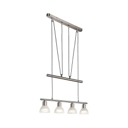 LED luster na sajli DAYTONA 4xE14/5W/230V 3000K sjajni hrom