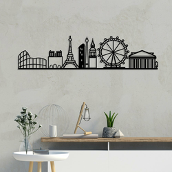 WALLXPERT Zidna dekoracija European Cities Skyline